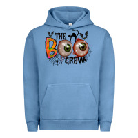 Pigment Pebble Blue the boo crew Urban Hoodie - RacoonDesign