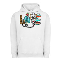 Pigment Lunar Rock love nurse Urban Hoodie - CowhideDigitalArt