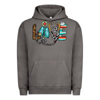 Pigment Tornado love nurse Urban Hoodie - CowhideDigitalArt