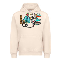 Sandshell love nurse Urban Hoodie - CowhideDigitalArt