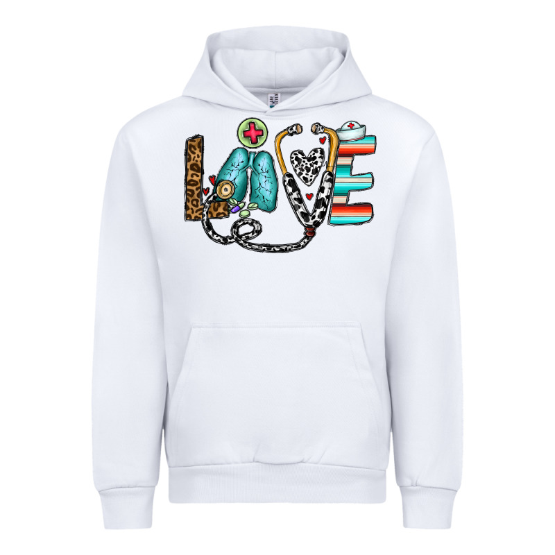 Love Nurse Urban Hoodie by CowhideDigitalArt | Teevron