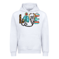 White love nurse Urban Hoodie - CowhideDigitalArt