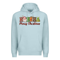 Blue Mist hohoho merry christmas santa coffee cup tree cooki Premium Hoodie - FaDigitalArtStudio