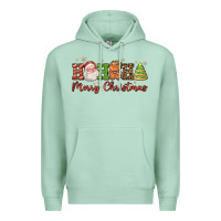 Seafoam hohoho merry christmas santa coffee cup tree cooki Premium Hoodie - FaDigitalArtStudio