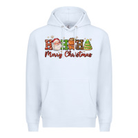 White hohoho merry christmas santa coffee cup tree cooki Premium Hoodie - FaDigitalArtStudio