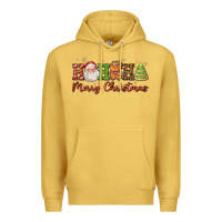 Antique Gold hohoho merry christmas santa coffee cup tree cooki Premium Hoodie - FaDigitalArtStudio