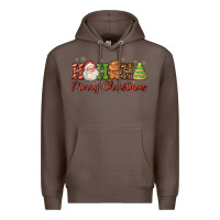 Coffee hohoho merry christmas santa coffee cup tree cooki Premium Hoodie - FaDigitalArtStudio