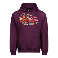 Mauve Wine valentine's day truck photography love side view Urban Hoodie - FaDigitalArtStudio