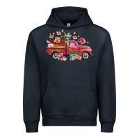 Navy valentine's day truck photography love side view Urban Hoodie - FaDigitalArtStudio
