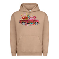 Pigment Burro valentine's day truck photography love side view Urban Hoodie - FaDigitalArtStudio