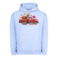 Pigment Grape Ice valentine's day truck photography love side view Urban Hoodie - FaDigitalArtStudio