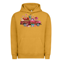 Pigment Peanut Butter valentine's day truck photography love side view Urban Hoodie - FaDigitalArtStudio