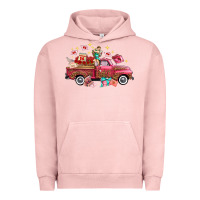 Pigment Salmon valentine's day truck photography love side view Urban Hoodie - FaDigitalArtStudio