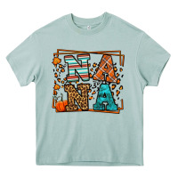 Fall Autumn Leopard Nana Heavy Core Tee | Teevron