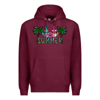 Burgundy summer Premium Hoodie - CowhideDigitalArt