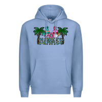 Colony Blue summer Premium Hoodie - CowhideDigitalArt