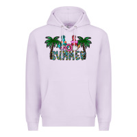 Lilac summer Premium Hoodie - CowhideDigitalArt
