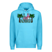 Ocean Blue summer Premium Hoodie - CowhideDigitalArt