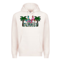 Pale Pink summer Premium Hoodie - CowhideDigitalArt