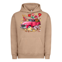 Pigment Burro valentine's day truck farm animals Urban Hoodie - FaDigitalArtStudio