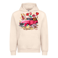 Sandshell valentine's day truck farm animals Urban Hoodie - FaDigitalArtStudio