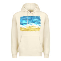 Sandshell glitter beach background Premium Hoodie - HRA Design Shop