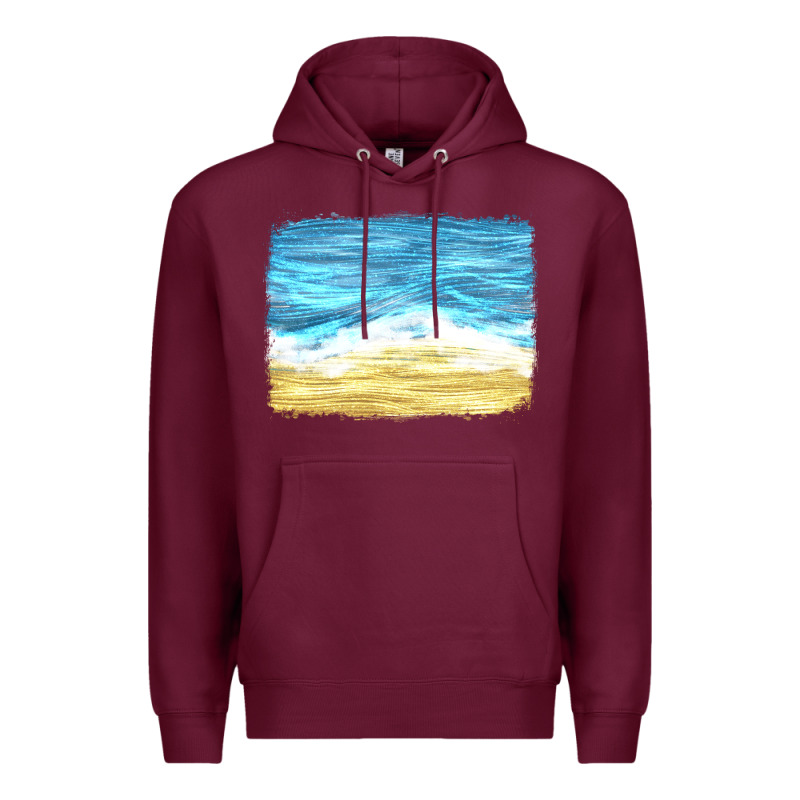 Glitter Beach Background Premium Hoodie by HRA Design Shop | Teevron