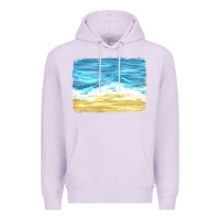 Lilac glitter beach background Premium Hoodie - HRA Design Shop