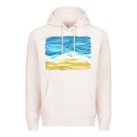 Pale Pink glitter beach background Premium Hoodie - HRA Design Shop