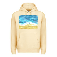 Pina Colada glitter beach background Premium Hoodie - HRA Design Shop