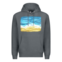Rock glitter beach background Premium Hoodie - HRA Design Shop
