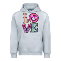 Heather Grey love summer Urban Hoodie - CowhideDigitalArt