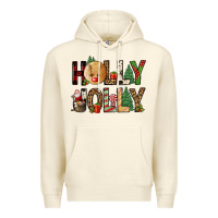 Sandshell holly jolly Premium Hoodie - FaDigitalArtStudio