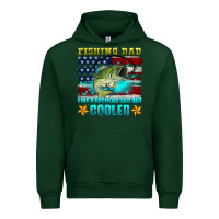 Forest Green fishing dad like a regular dad but cooler Urban Hoodie - HRA Design Shop