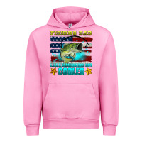 Fuchsia Pink fishing dad like a regular dad but cooler Urban Hoodie - HRA Design Shop