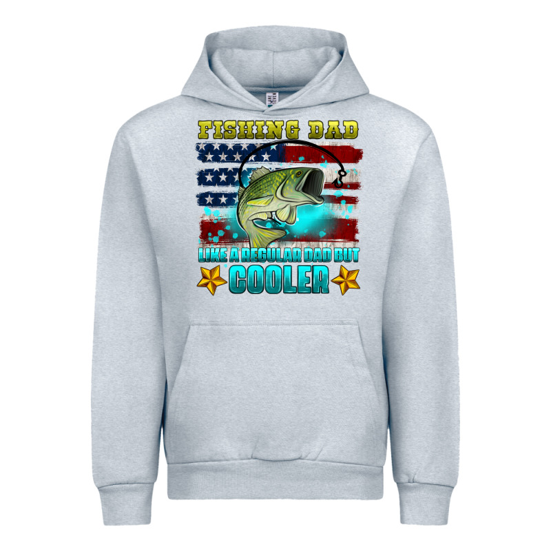 Fishing Dad Like A Regular Dad But Cooler Urban Hoodie by HRA Design Shop | Teevron