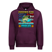 Mauve Wine fishing dad like a regular dad but cooler Urban Hoodie - HRA Design Shop
