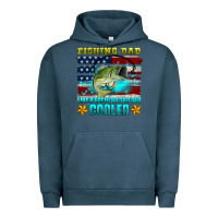 Pigment Midnight Navy fishing dad like a regular dad but cooler Urban Hoodie - HRA Design Shop