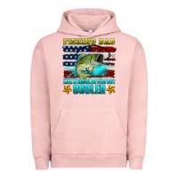 Pigment Salmon fishing dad like a regular dad but cooler Urban Hoodie - HRA Design Shop