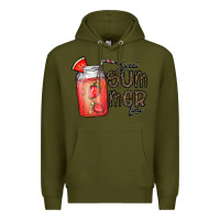 Army Green summer Premium Hoodie - CowhideDigitalArt