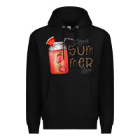 Black summer Premium Hoodie - CowhideDigitalArt