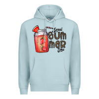 Blue Mist summer Premium Hoodie - CowhideDigitalArt