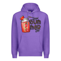 Purple summer Premium Hoodie - CowhideDigitalArt