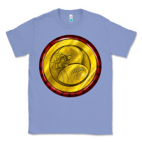 Colony Blue american football round earrings Classic Tee - BundleAndBundleShop