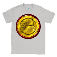 Moon Dust american football round earrings Classic Tee - BundleAndBundleShop