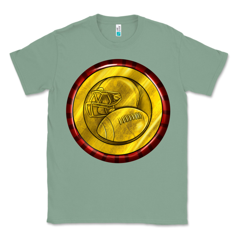 American Football Round Earrings Classic Tee by BundleAndBundleShop | Teevron