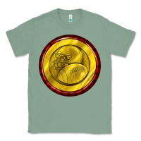 Sage american football round earrings Classic Tee - BundleAndBundleShop