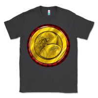 Smoke american football round earrings Classic Tee - BundleAndBundleShop