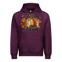 Mauve Wine tis is season Urban Hoodie - RacoonDesign