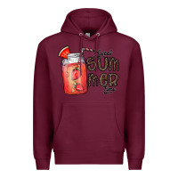 Burgundy summer Premium Hoodie - CowhideDigitalArt